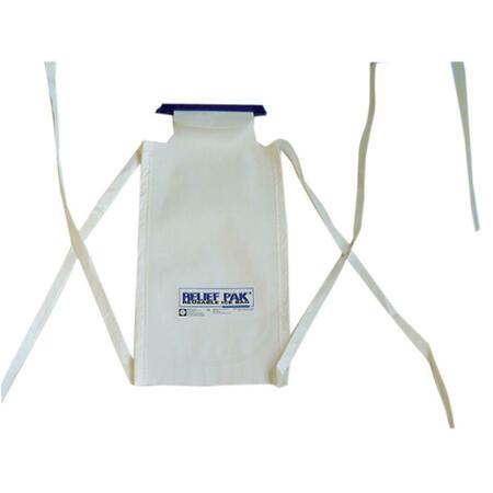 FABRICATION ENTERPRISES Relief Pak Insulated Ice Bag- Tie Strings- Large - 7 x 13 in. 11-1242